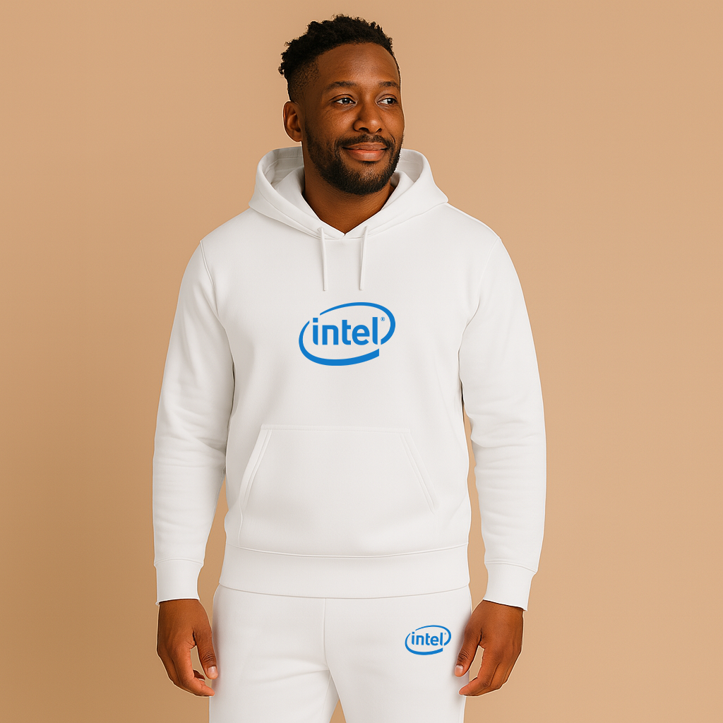 Men's Intel Logo Hoodie Joggers Set