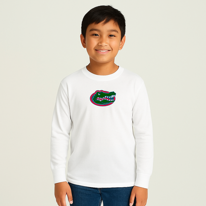 Youth Florida Gators Logo Cotton Long Sleeve T-Shirt