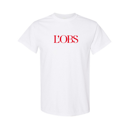 Men's L'OBS Logo Cotton T-Shirt