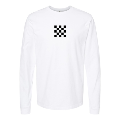 Men's Checker Motors Corporation Logo Long Sleeve T-Shirt