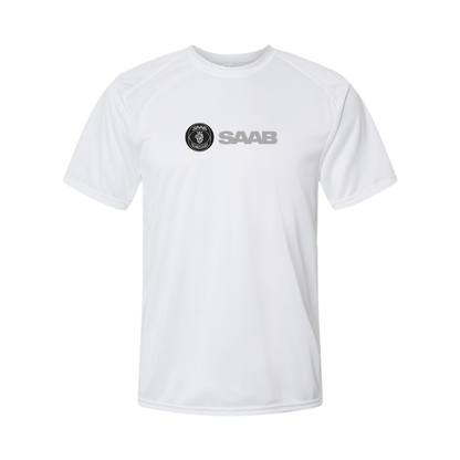 Men's Saab Logo Polyester T-Shirt