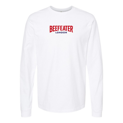 Men's Beefeater Logo Cotton Long Sleeve T-Shirt