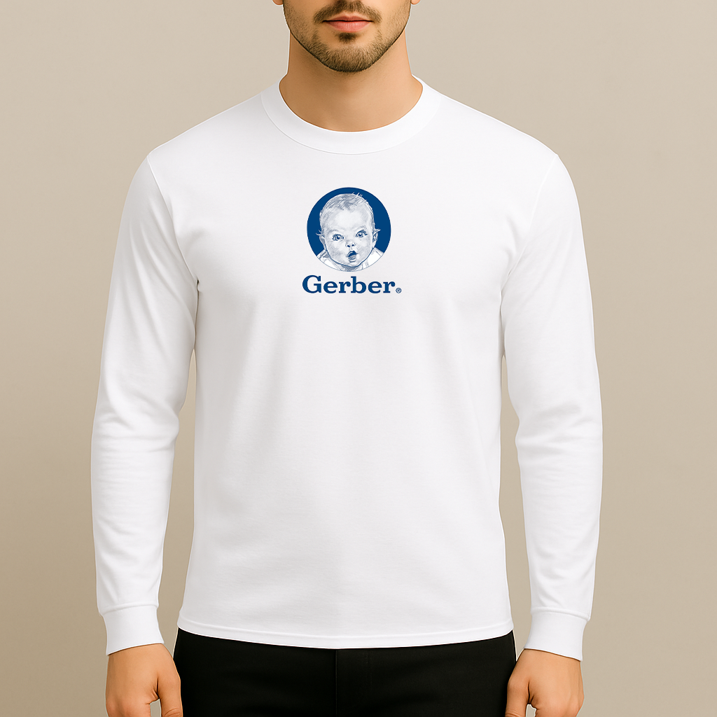 Men's Gerber Life Insurance Logo Long Sleeve T-Shirt