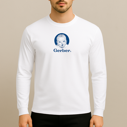 Men's Gerber Life Insurance Logo Long Sleeve T-Shirt