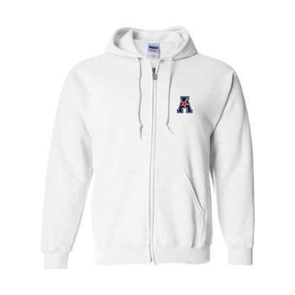 Men's  American Athletic Conference Gildan  Heavy Blend Full Zip Hooded Sweatshirt