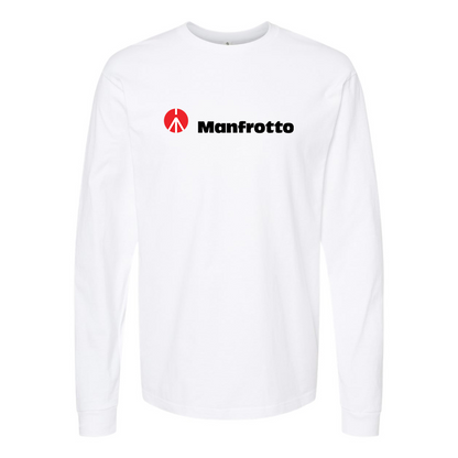 Men's Manfrotto Logo Cotton Long Sleeve T-Shirt