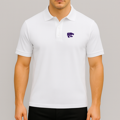 Men's Kansas State Wildcats Logo Dry Blend Polo