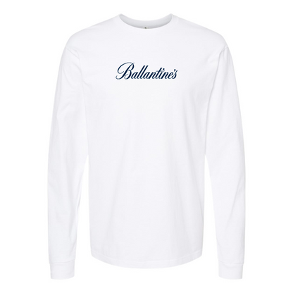 Men's Ballantines Logo Cotton Long Sleeve T-Shirt