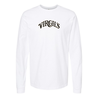 Men's Virgils  Logo Cotton Long Sleeve T-Shirt