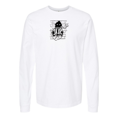 Men's Jivebomb Logo Cotton Long Sleeve T-Shirt