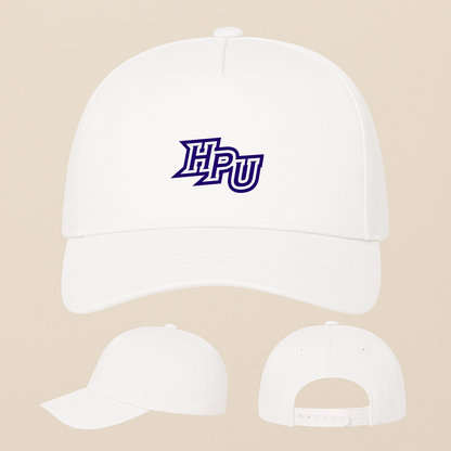 High Point Panthers Logo Five Panel Twill Snapback Cap