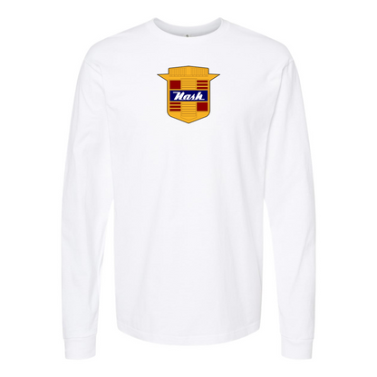 Youth Nash Motors Logo Cotton Long Sleeve T-Shirt