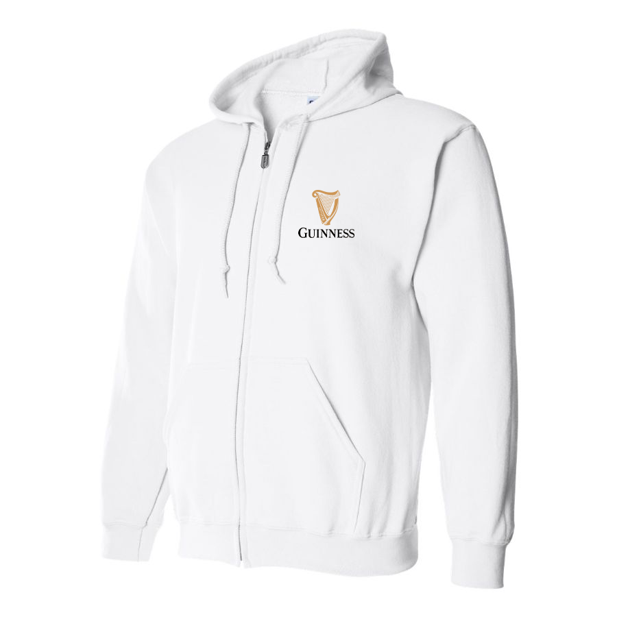 Men's Guinness Logo Zipper Hoodie