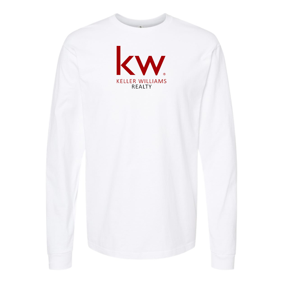 Men's Keller Williams Logo  Cotton Long Sleeve T-Shirt