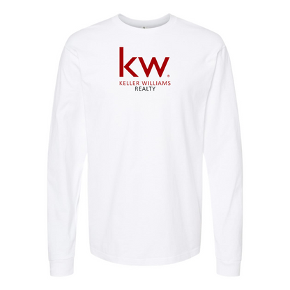 Men's Keller Williams Logo  Cotton Long Sleeve T-Shirt