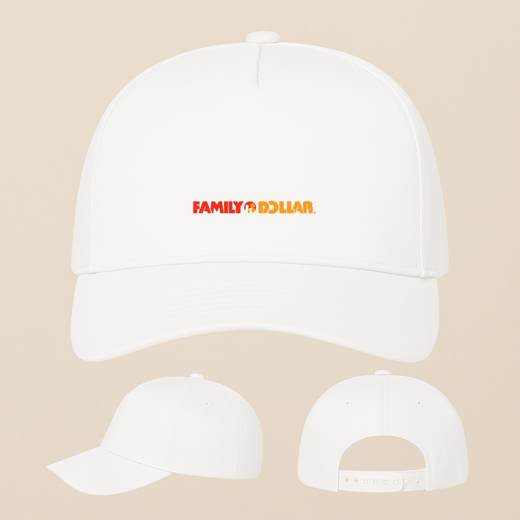 Family Dollar Logo Five Panel Twill Snapback Cap