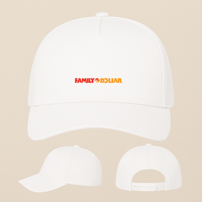 Family Dollar Logo Five Panel Twill Snapback Cap