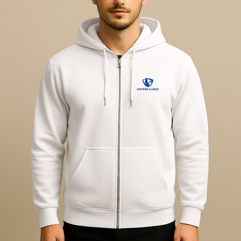 Men's Eastern Illinois Panthers Logo Zipper Hoodie