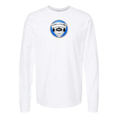 Men's Melkus Logo Cotton Long Sleeve T-Shirt