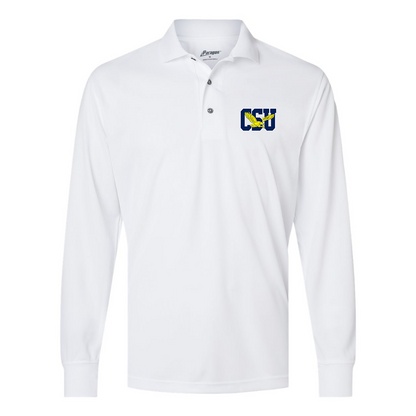 Men's  Coppin State Eagles Paragon Prescott Long Sleeve Polo