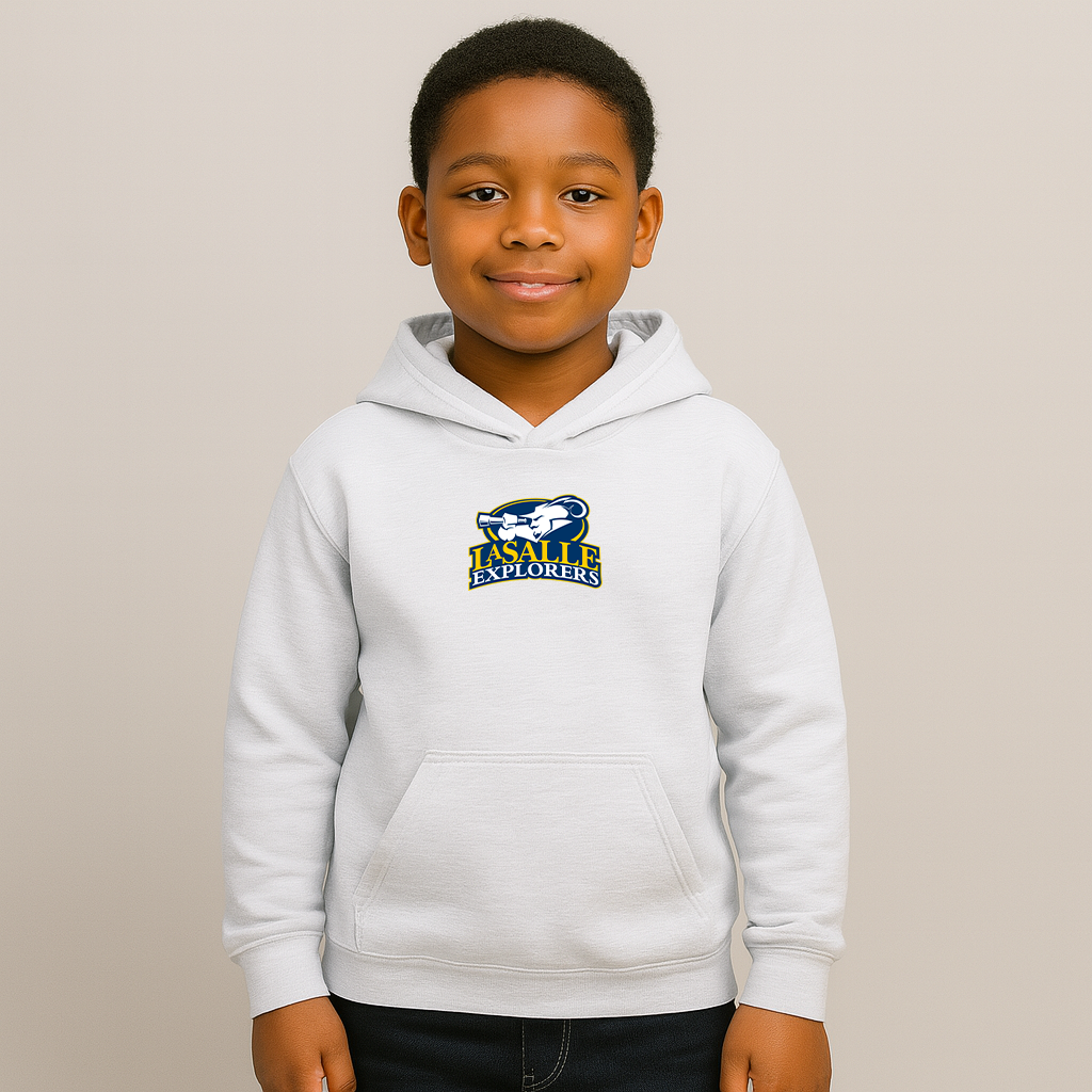 Youth La Salle Explorers Logo Pullover Hoodie
