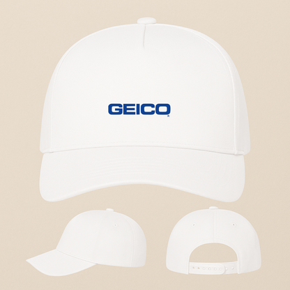 Geico Logo Five Panel Twill Snapback Cap