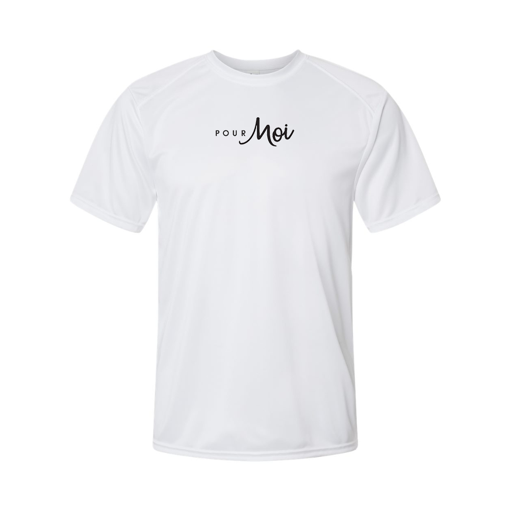 Men's   Pour Moi Logo  Performance T-Shirt