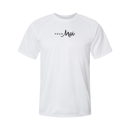 Men's   Pour Moi Logo  Performance T-Shirt