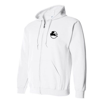 Men's Pegaso  Logo Zipper Hoodie