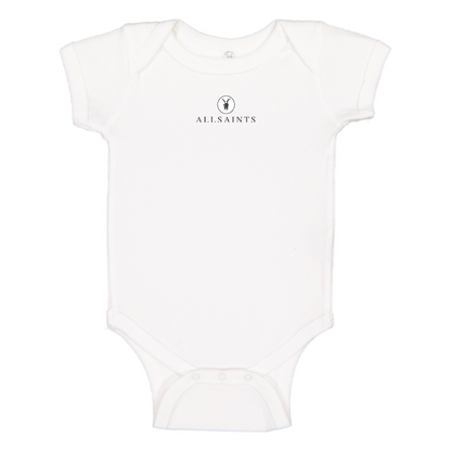 AllSaints  Logo Baby Onesie Romper