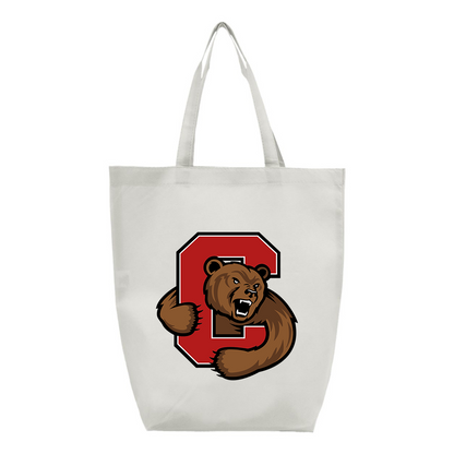 Cornell Big Red Q-Tees Non-Woven Gusset Bottom Tote