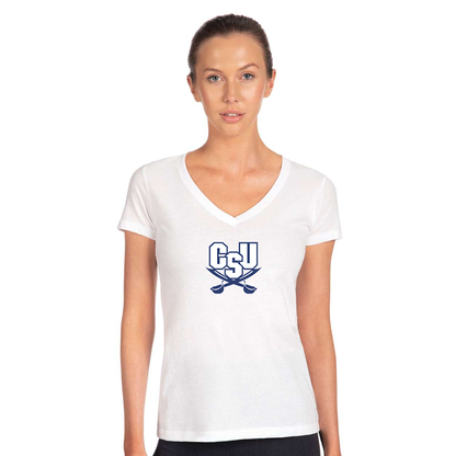 Women's CSU Buccaneers   Next Level V-Neck T-Shirt