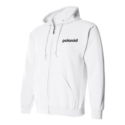 Men's Polaroid Logo Zipper Hoodie