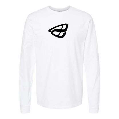 Men's Anfini Logo Cotton Long Sleeve T-Shirt