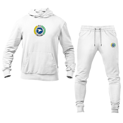 Men's Pos & Giro Logo Hoodie Joggers Set
