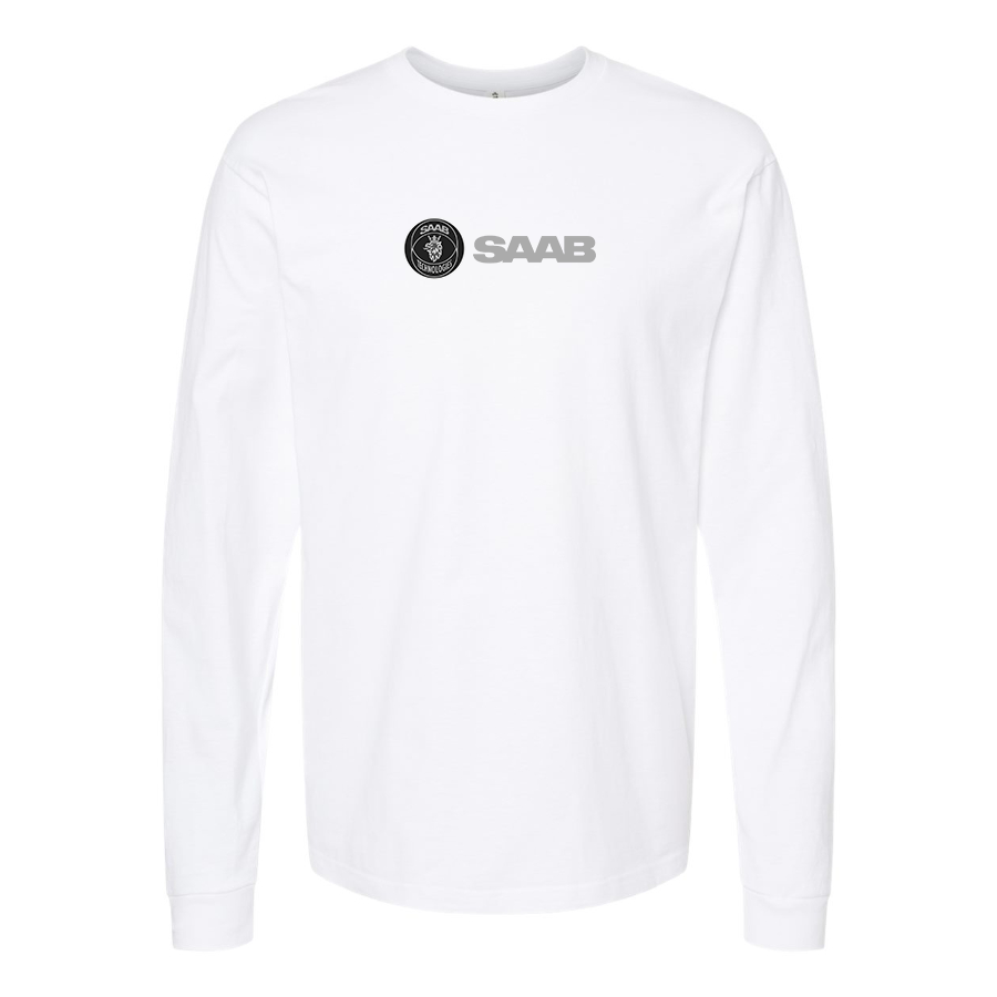 Youth Saab Logo Cotton Long Sleeve T-Shirt