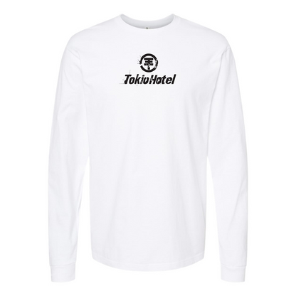 Men's Tokio Hotel Full Logo Cotton Long Sleeve T-Shirt