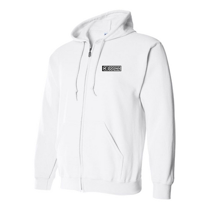 Men's 3 Doors Down Logo  Zipper Hoodie