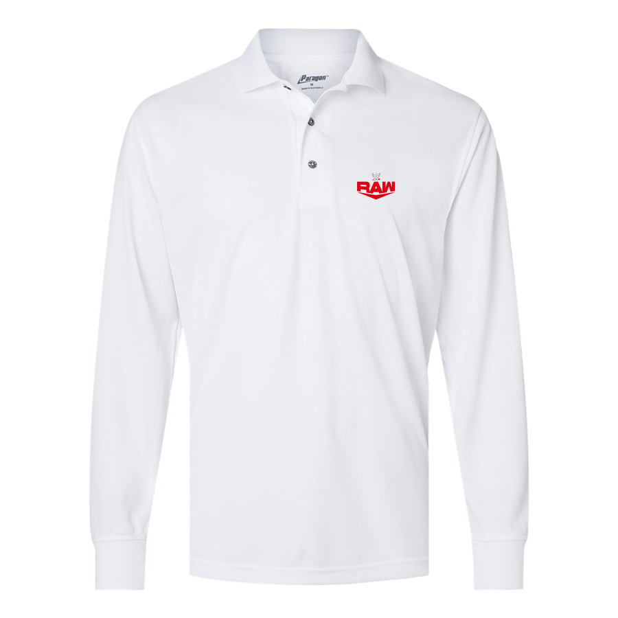 Men's  WWE Raw Paragon Prescott Long Sleeve Polo