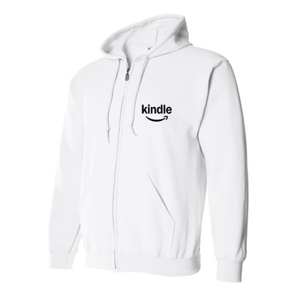 Men's Amazon Kindle Logo Zipper Hoodie
