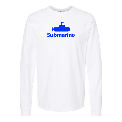 Men's Submarino Logo Cotton Long Sleeve T-Shirt