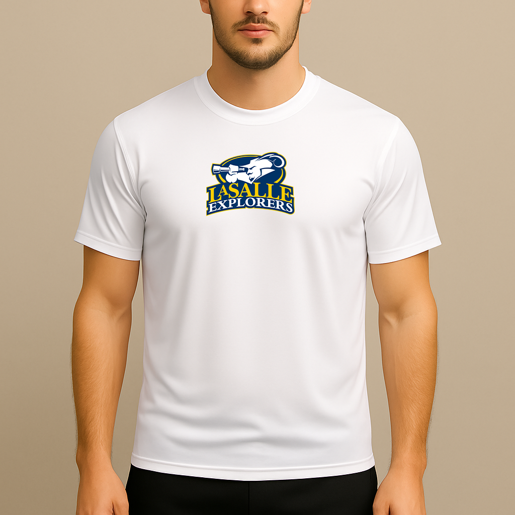 Men's La Salle Explorers Logo Polyester T-Shirt