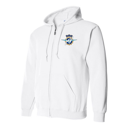 Men's MV Agusta Logo Zipper Hoodie