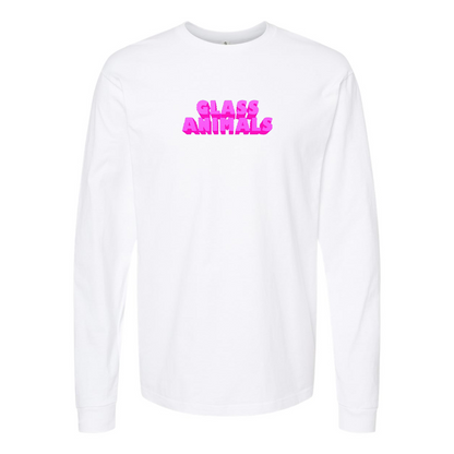 Men's Glass Animals Logo Cotton Long Sleeve T-Shirt