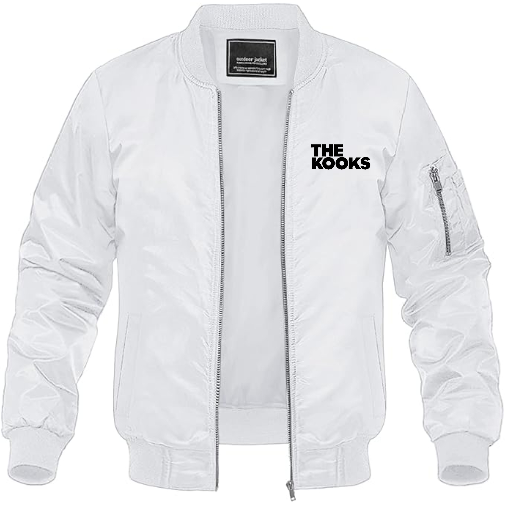 Men's The Kook  Lightweight Bomber Jacket Windbreaker Softshell Varsity Jacket Coat