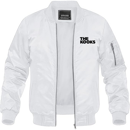 Men's The Kook  Lightweight Bomber Jacket Windbreaker Softshell Varsity Jacket Coat