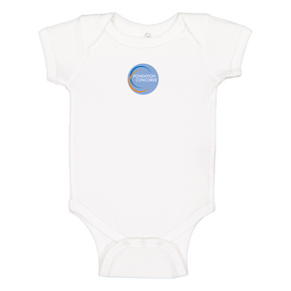 Fondation Concorde   Logo Baby Onesie Romper
