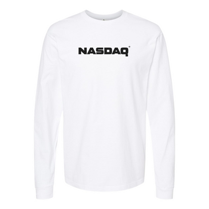 Men's Nasdaq Logo Cotton Long Sleeve T-Shirt