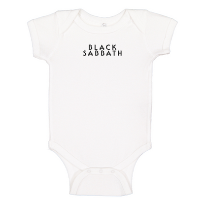 Black Sabbath Logo Baby Onesie Romper