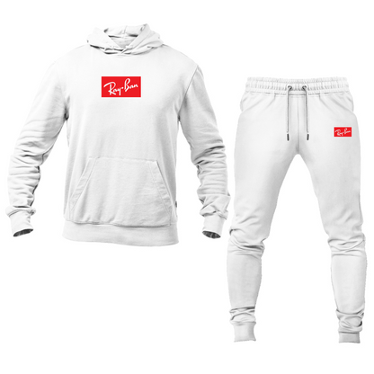 Men's Ray Ban Logo Hoodie Joggers Set